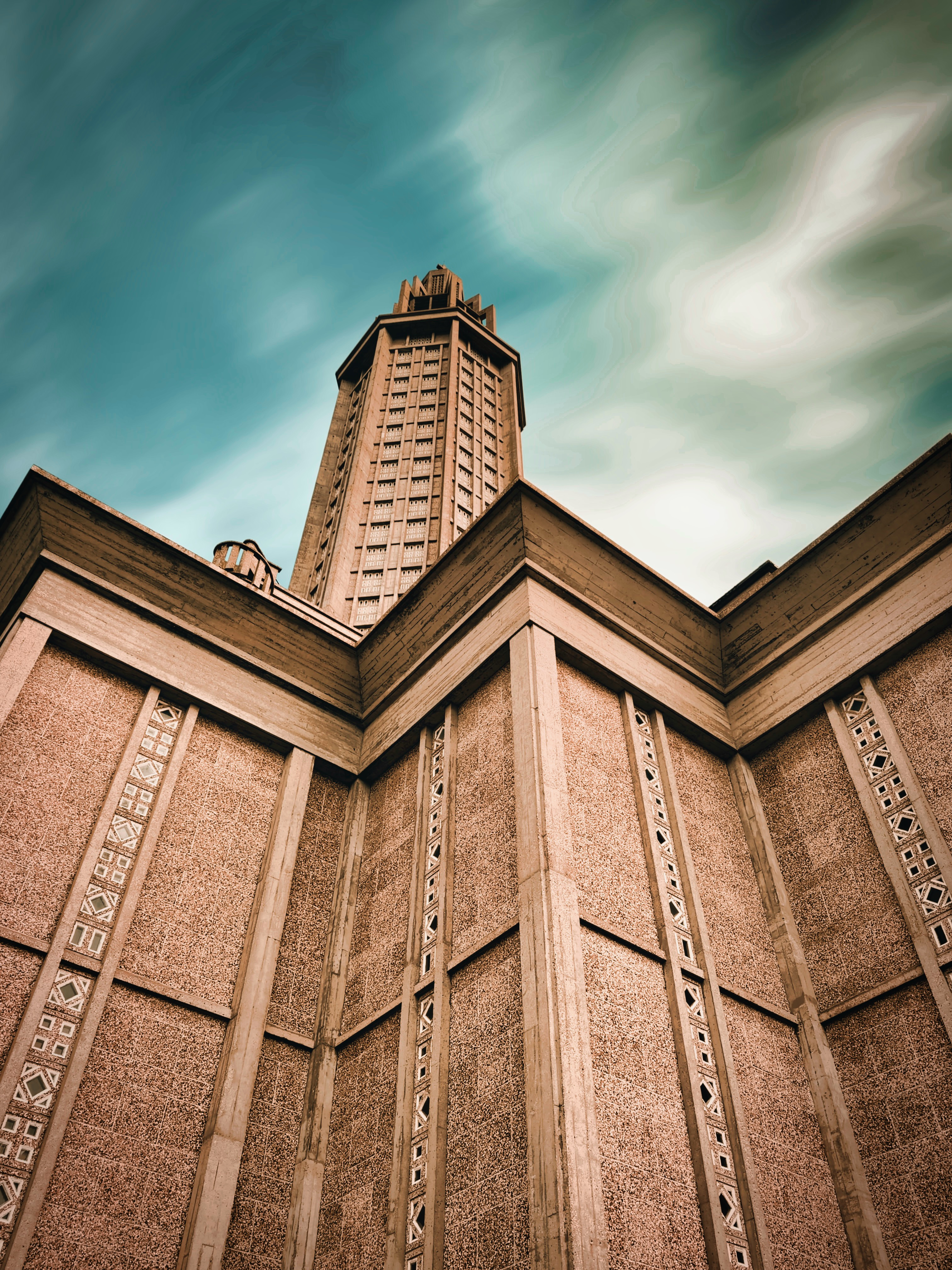 L'église Saint-Joseph du Havre, en Normandie.